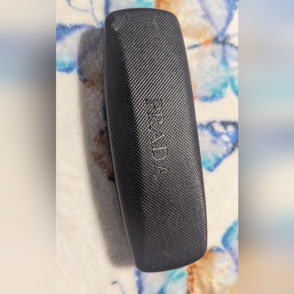 Prada Glases  Black Portable Case